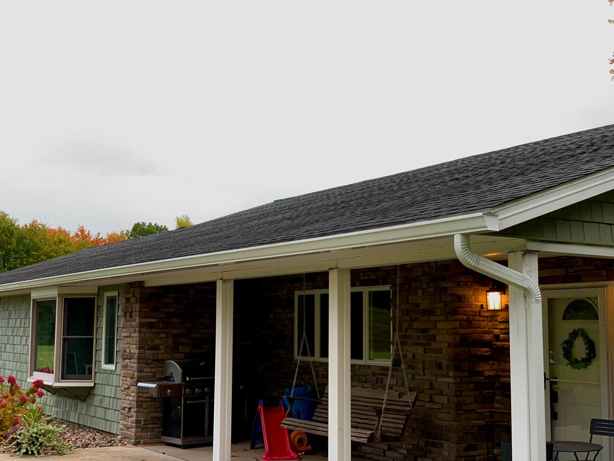 Seamless K-style aluminum installation — Zipco Gutters Cleveland