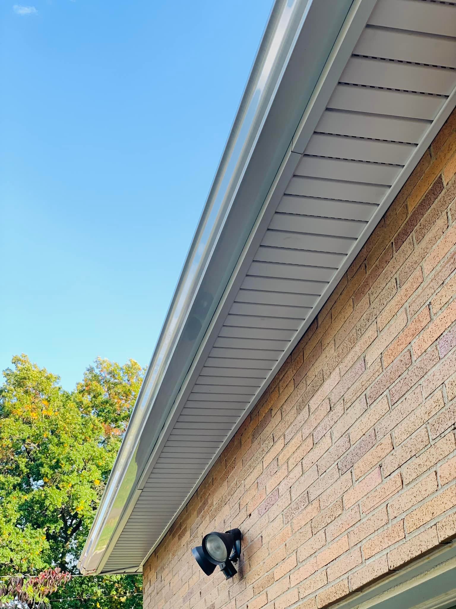Custom-cut runs on a 2-story home — Zipco Gutters Cleveland